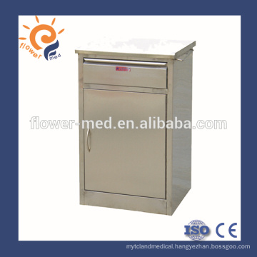 CE ISO certification stainless steel medical bedside locker